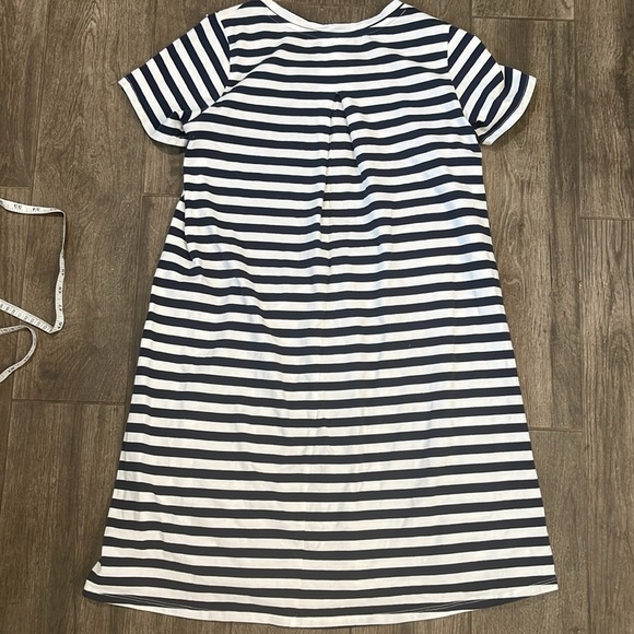 Melrose and Market Navy and White Striped Tee Shirt Dress - Picture 4 of 7